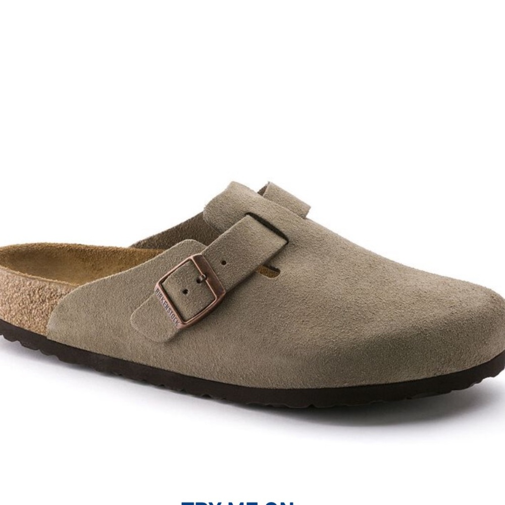 Birkenstock Boston clog soft footbed taupe size EU 37